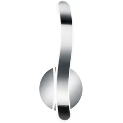 Reality Leuchten LED-Wandleuchte Parma Alu, Eisen, Stahl & Metall Silber Chrom