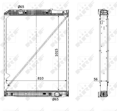 Nrf Kühler, Motorkühlung 53867 Für Mercedes