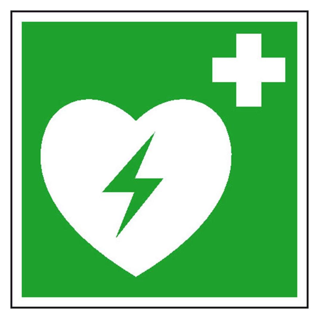 SafetyMarking ErsteHilfeSchild Automatisierter externer Defibrillator (38.0155)