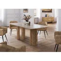 Esstisch Mango 200x100x77 natur lackiert FLORENZ #111
