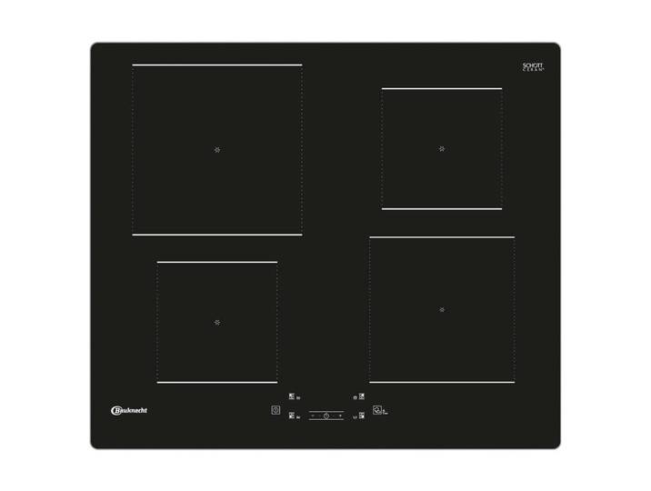 Bauknecht Induktionskochfeld, Schwarz, Metall, Glas, 60x5x52 cm, Kindersicherung, Restwärmeanzeige je Kochzone, Topferkennung, Edelstahlrahmen, Küchen, Küchenelektrogeräte, Kochfelder, Induktionskochfelder