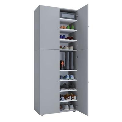 XXL Holz Großer Schuhschrank Schuhkommode Lona 9