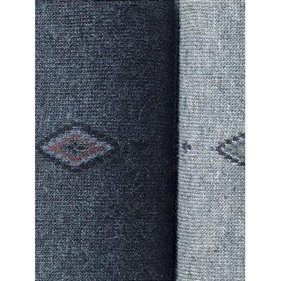 Socken ROGO, Damen, Gr. 2/43, blau (marine), 98% Baumwolle, 2% Elasthan, Socken Socken