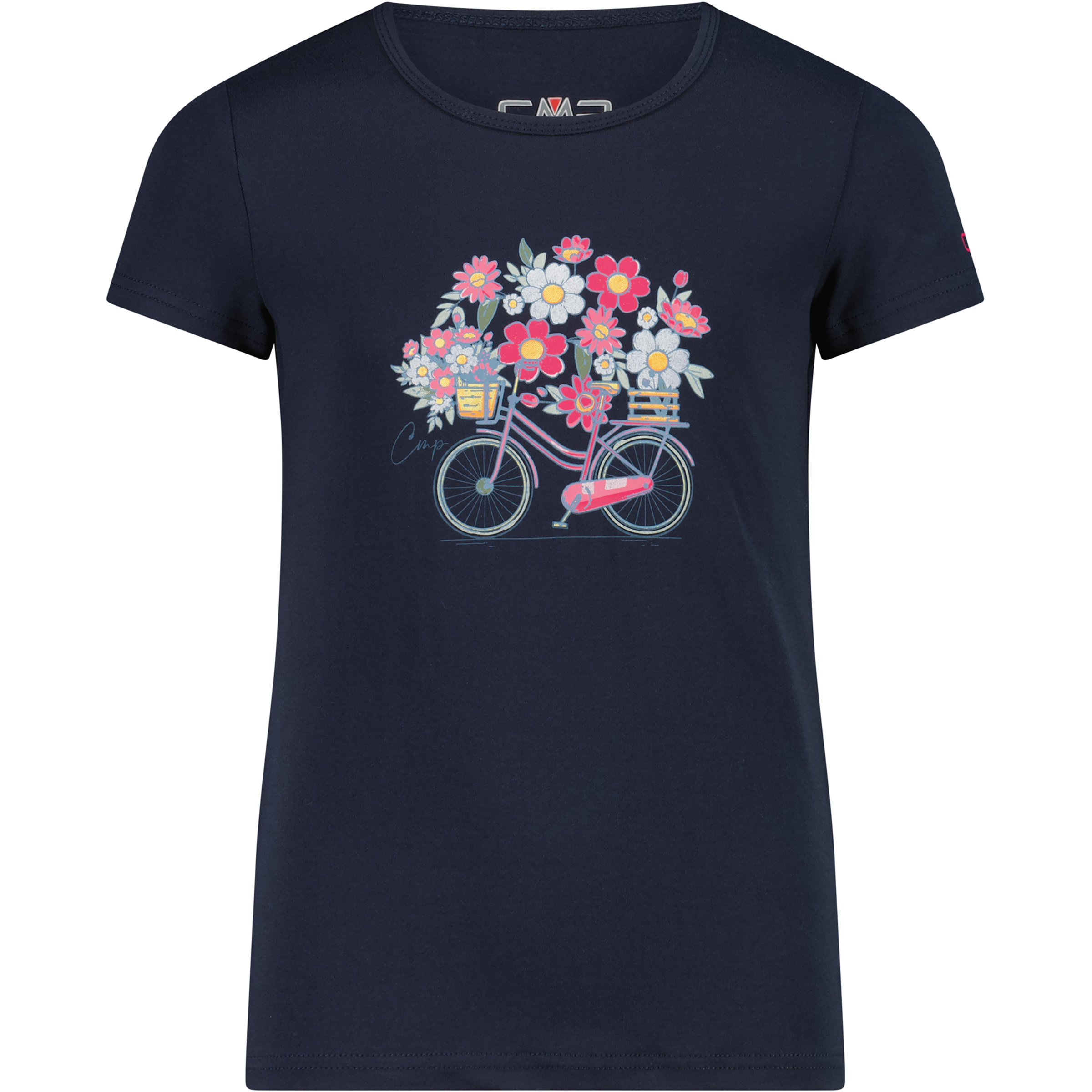 CMP Print Kinder T-Shirts blau Größe 152 Trekking Elastisch