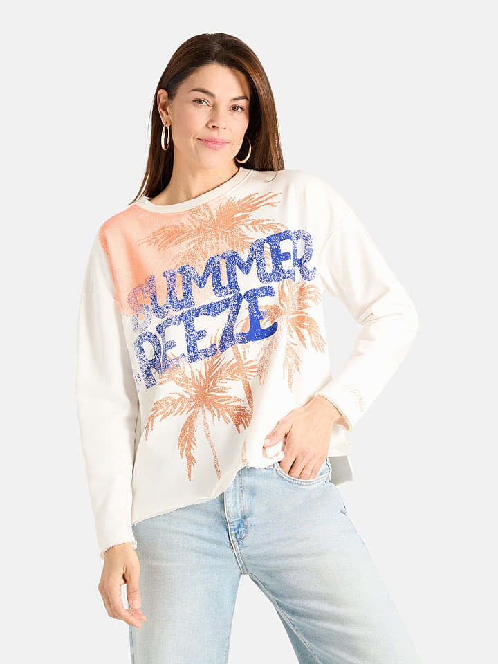 LIEBLINGSSTÜCK Sweatshirt in Creme - 3XL