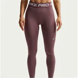 NIKE Pro Mid-Waist Leggings Damen 502 - tattoo/white S
