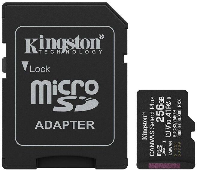 MEMÓRIA MICRO-SD KINGSTON 256GB 150MB/S