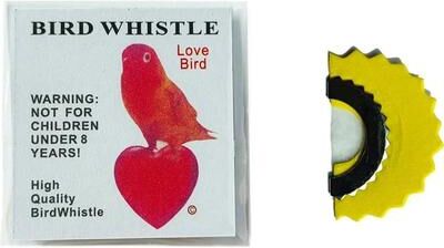Uplifted Finds Magic Bird Wacky Whistle Tongue Warbler Original Tweeting Noisemaker For Fun And Tricks yellow