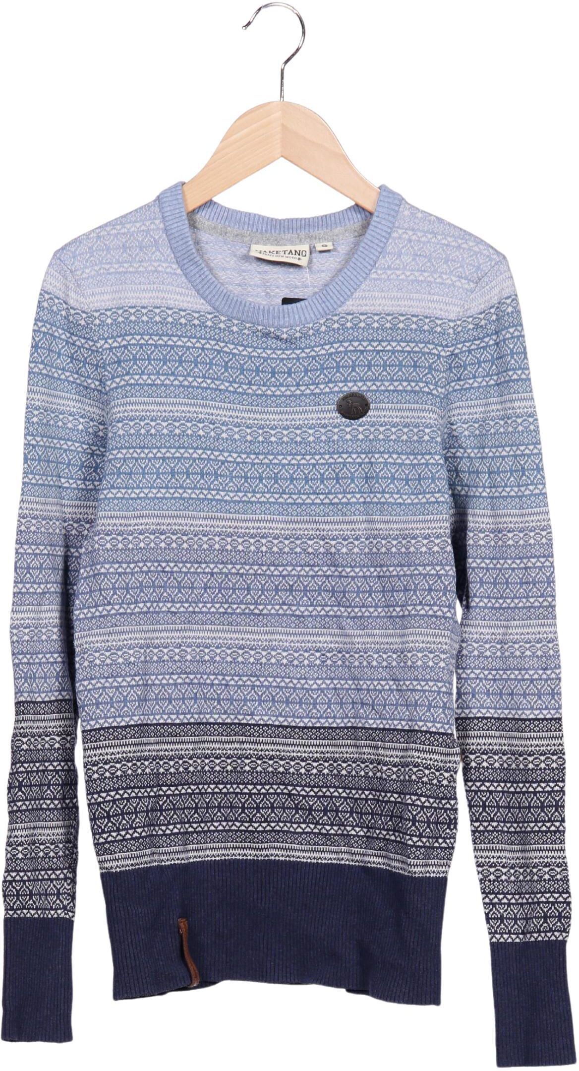 Naketano Damen Pullover, Mehrfarbig, Gr. S, Baumwolle - Second Hand