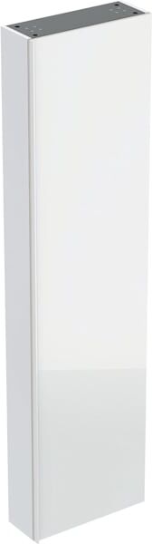 Geberit Acanto armoire haute 500637012 45x173x17,4cm, verre blanc - blanc brillant