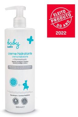 Baby Wells Creme Hidra Dermatopic Bebé Pele Atópica 500 ml