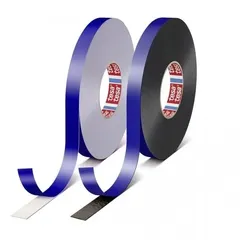 tesafix 62510 9mmx50m schwarz, blauer PE-Liner
