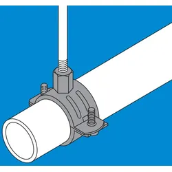 ABB PB-3843 Rohraufhängung, doppelt geschraubt für Gewindestange M6/M8, für Rohr 38-43mm 7TCA084220R0232 PB3843  - 25 Stück