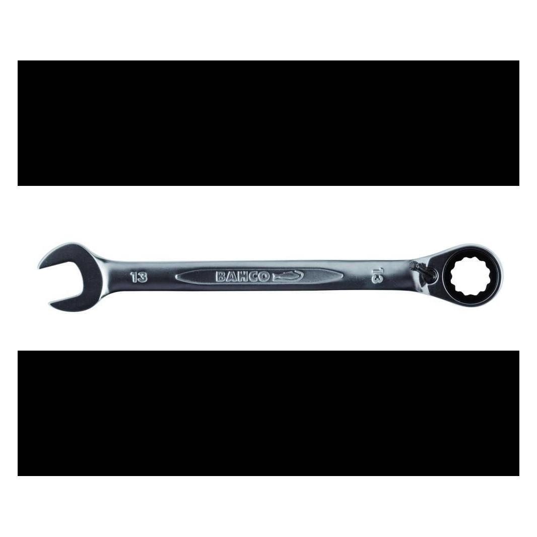 Bahco 10-mm-Knarren-Ring-Maulschlüssel, verchromt, 159 mm (10 mm) (1RM-10)