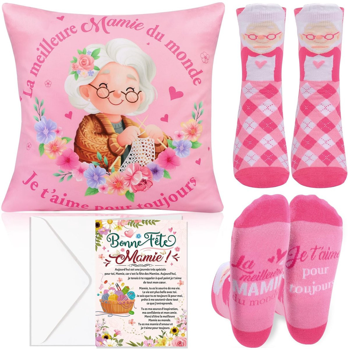 Dailygoods Kussensloop voor Oma - Comfortabel Katoen - Uniek Cadeau