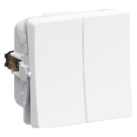 LK Fuga-Schutzschalter Krone, 16A 250V weiss (542D6005)