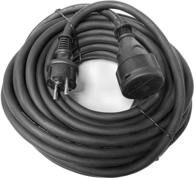 Roll câble de rallonge 10 m noir (8200118)