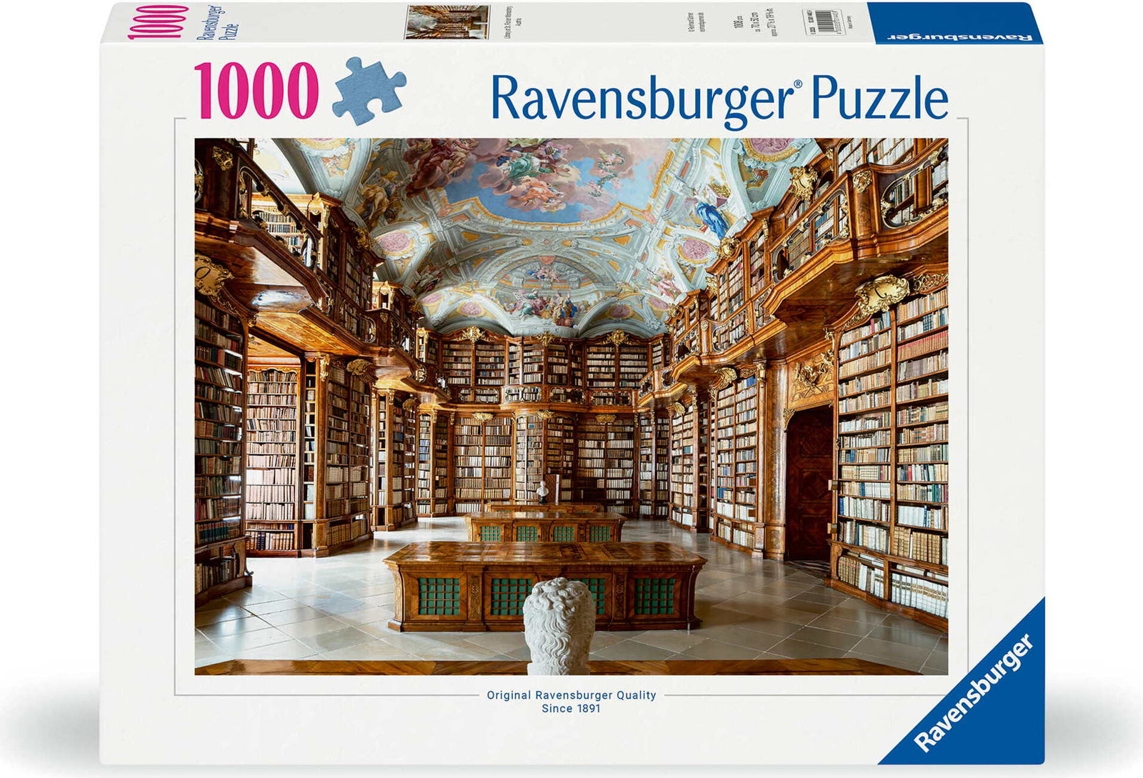 Ravensburger Puzzel Bibliotheek in het klooster St. Florian, Oostenrijk