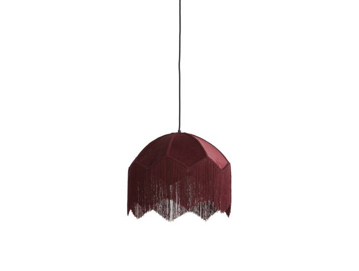 Hanglamp Malacia Ø 40cm - velvet bordeaux Light & Living - 2986217