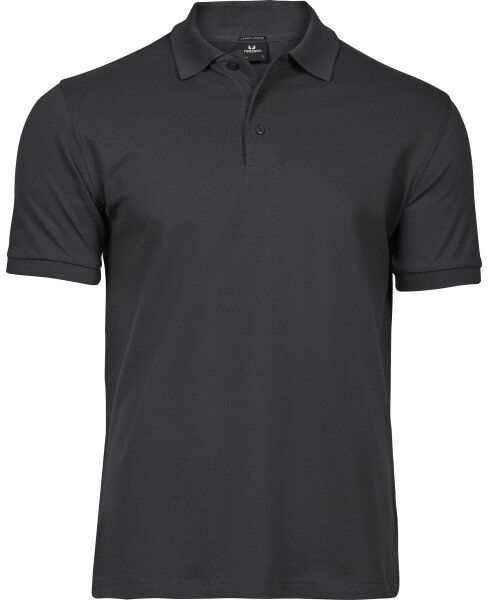 Tee Jays Luxury Stretch Polo, Mørkegrå, Str. 4xl