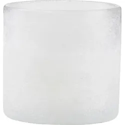Mist Kerzenständer klein weiß