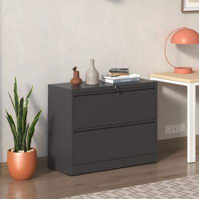 DEVERA 2 Drawer Lateral File Cabinet with Lock