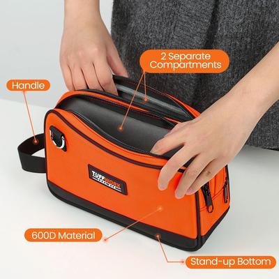 Compact Double Zip Tool Storage Pouch For Small Tools And Repair Accessories Compact Double Zip Tool Storage Pouch For Small Tools And Repair Accessories