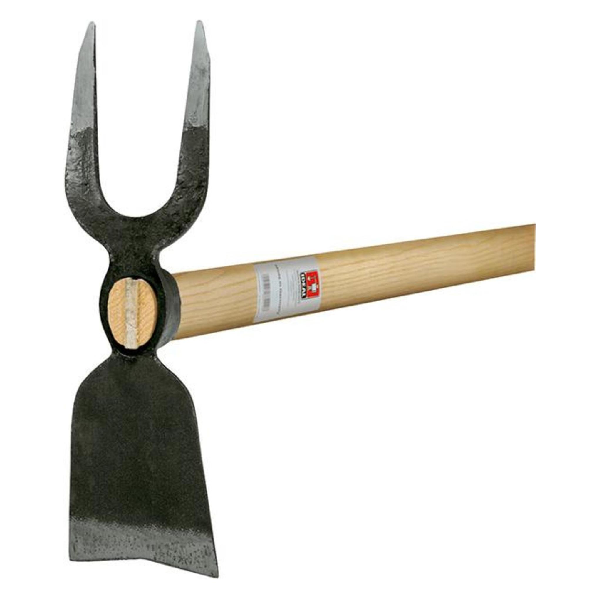 Idealspaten Häulein Breitblatt 2 Zinken mit Stiel 135 cm (4005827666435)