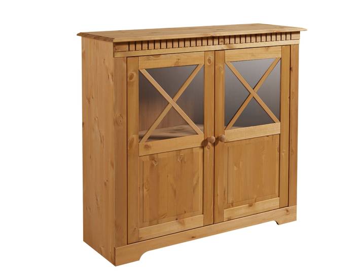 Kommode OTTO HOME Lisa , beige (natur gebeizt, gewachst), B:105cm H:95cm T:35cm, Sideboards, Kommode, Breite 105 cm, Höhe 95 cm