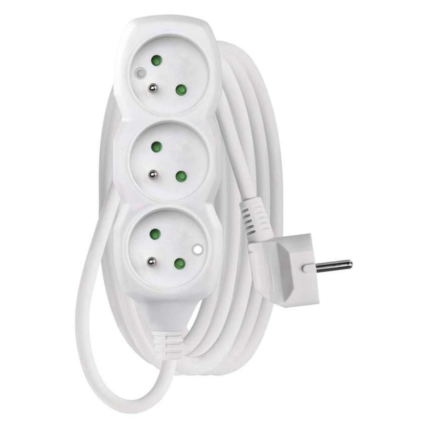 Emos P0313R Prodlužka- 3z, 3m 3× 1,5mm2 (3 m, CEE 7/3) (43039497)