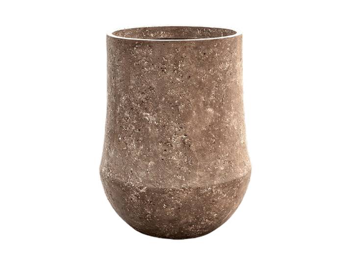 Grosser In-/Outdoor Blumentopf „Polystone Coated Plain Darcy“, ver. Grössen Rock Ø 56 x 72 cm Baq Design