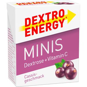 Dextro Traubenzucker Energy Minis Johannisbeere, Minitäfelchen, in Box, 50 g