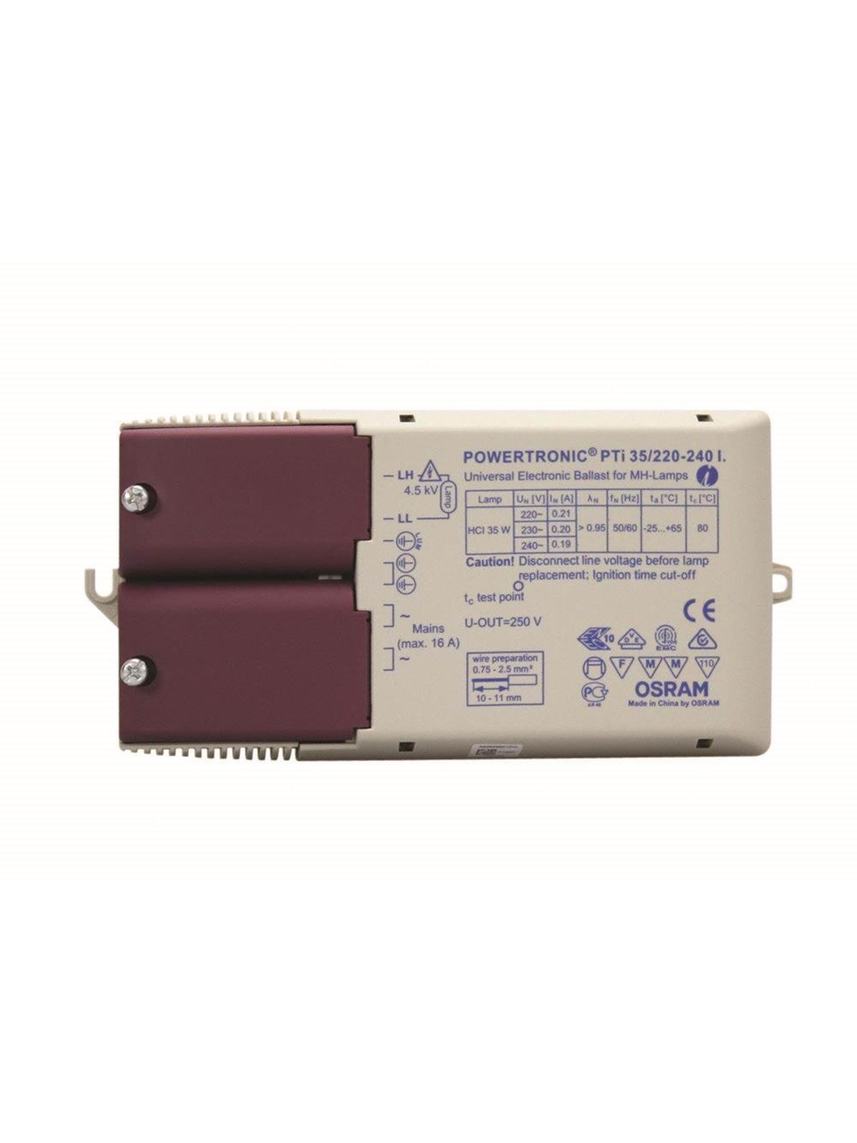 Osram powertronic pti 35w/220-240v i