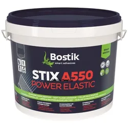Bostik Stix A550 Power Elastic PVC-Lino-Vinyl Belag Kleber Klebstoff 13kg Eimer