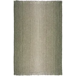 JUTETEPPICH handgewebt WEAVER, einfarbig, Grün, 160 x 230 cm