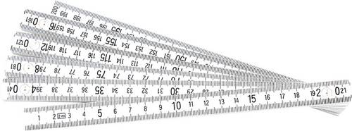 Brüder Mannesmann M 810-PVC-2 Maßstab 2 m Kunststoff
