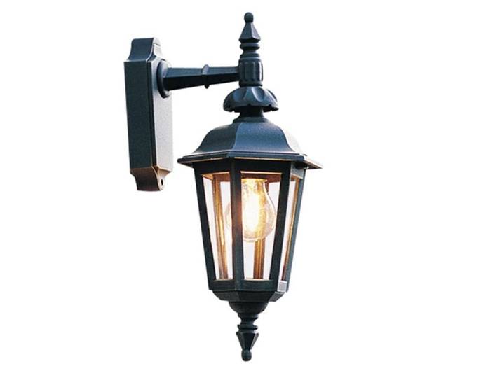 Klassieke muurlamp Pallas Down zwart KonstSmide - 519-750