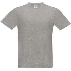 B&C Herren V-Ausschnitt T-Shirt Exact TU006 sport grey (heather) S