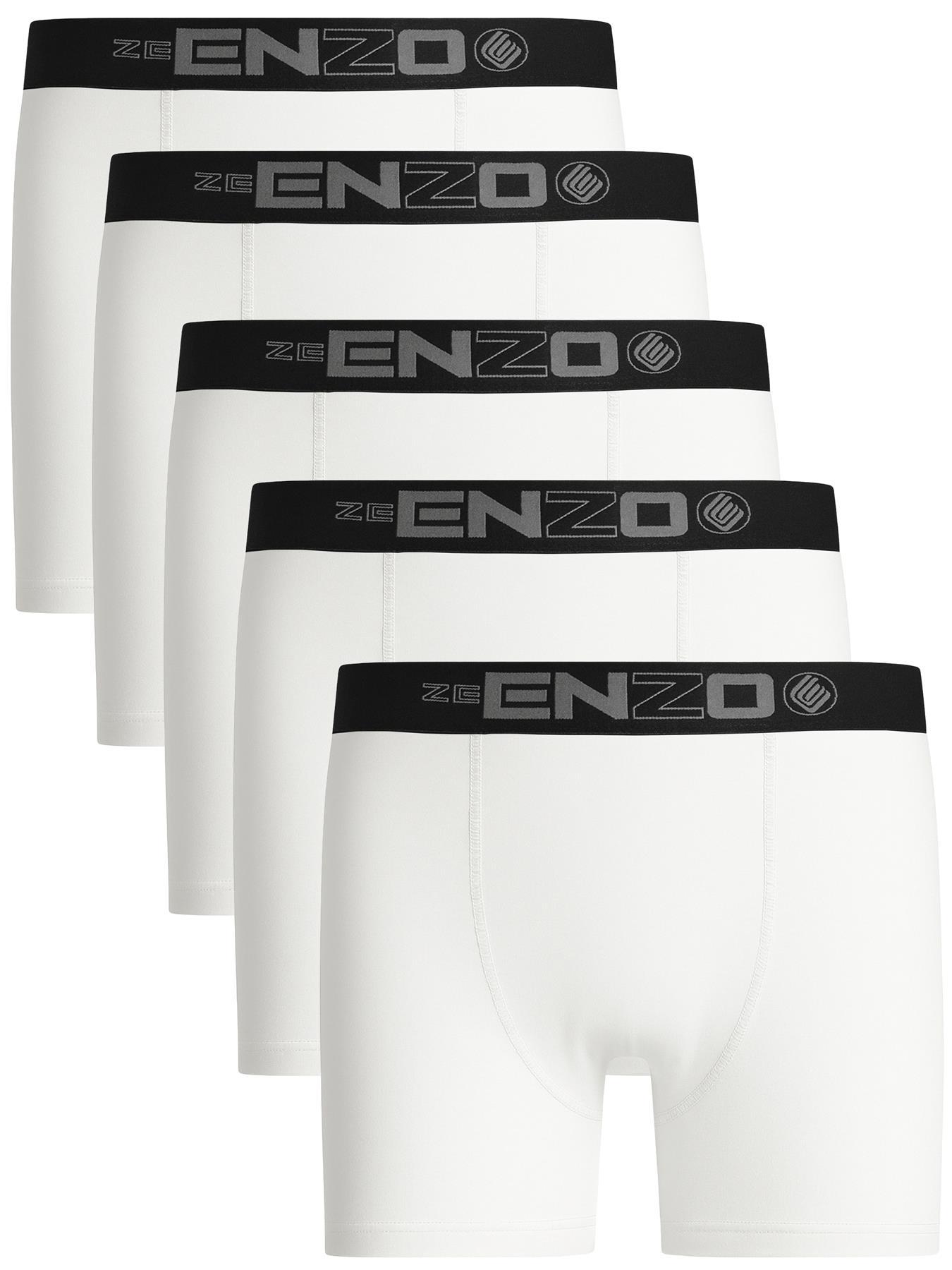 Enzo | 5er-Pack Herren Boxershorts Baumwolle Stretch Unterwäsche