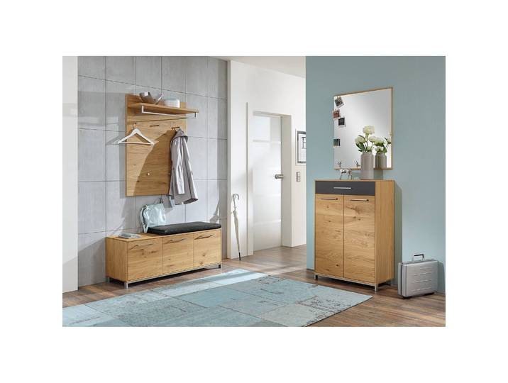 Spiegel Vedo I 68cm Braun Rahmen: Eiche massiv, lackiert Trägermaterial: Spanplatte 68cm