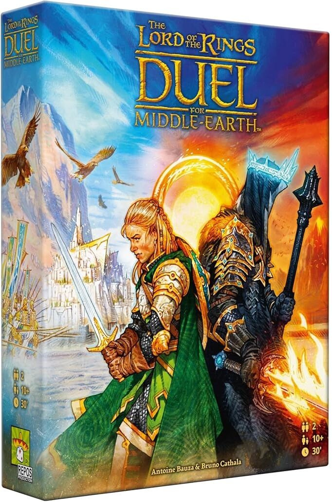 The Lord of the Rings: Duel for Middle-Earth Board Game by Repos