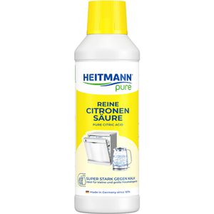 Heitmann Zitronensäure pure 10355210000, flüssig, zum Entkalken, 500 ml