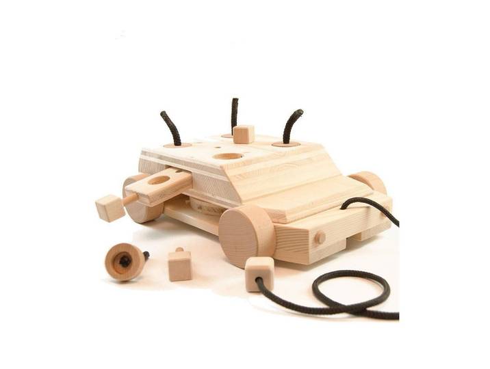 Tier-Intelligenzspielzeug Hundespiele.ch Auto, sehr schwierig , braun, B:36cm H:13,5cm T:25cm, Holz, Tierspielzeuge, Tier-Intelligenzspielzeug, Holzart: Buche, Fichte (Deutschland)