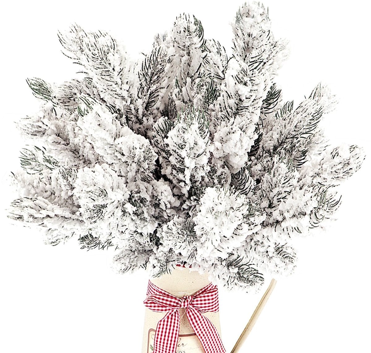 Solidchoice - 48 stuks kunstmatige dennaalden voor kerstdecoratie