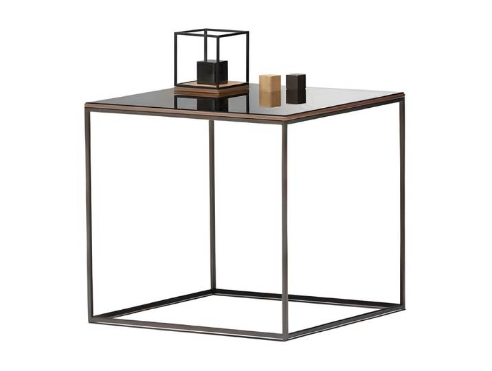 Xlmoebel Couchtisch Beistelltisch aus braunem Metall für modernes Wohnen (Einzeln, 1-St., Beistelltisch), Made in Europa