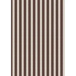 IB Laursen Geschenkpapier Papierrolle mit Streifen Textil-Look, 500 x 52.5 cm, braun