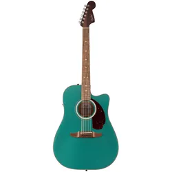 Fender California Deluxe Redondo CE Sherwood Green - Westerngitarre
