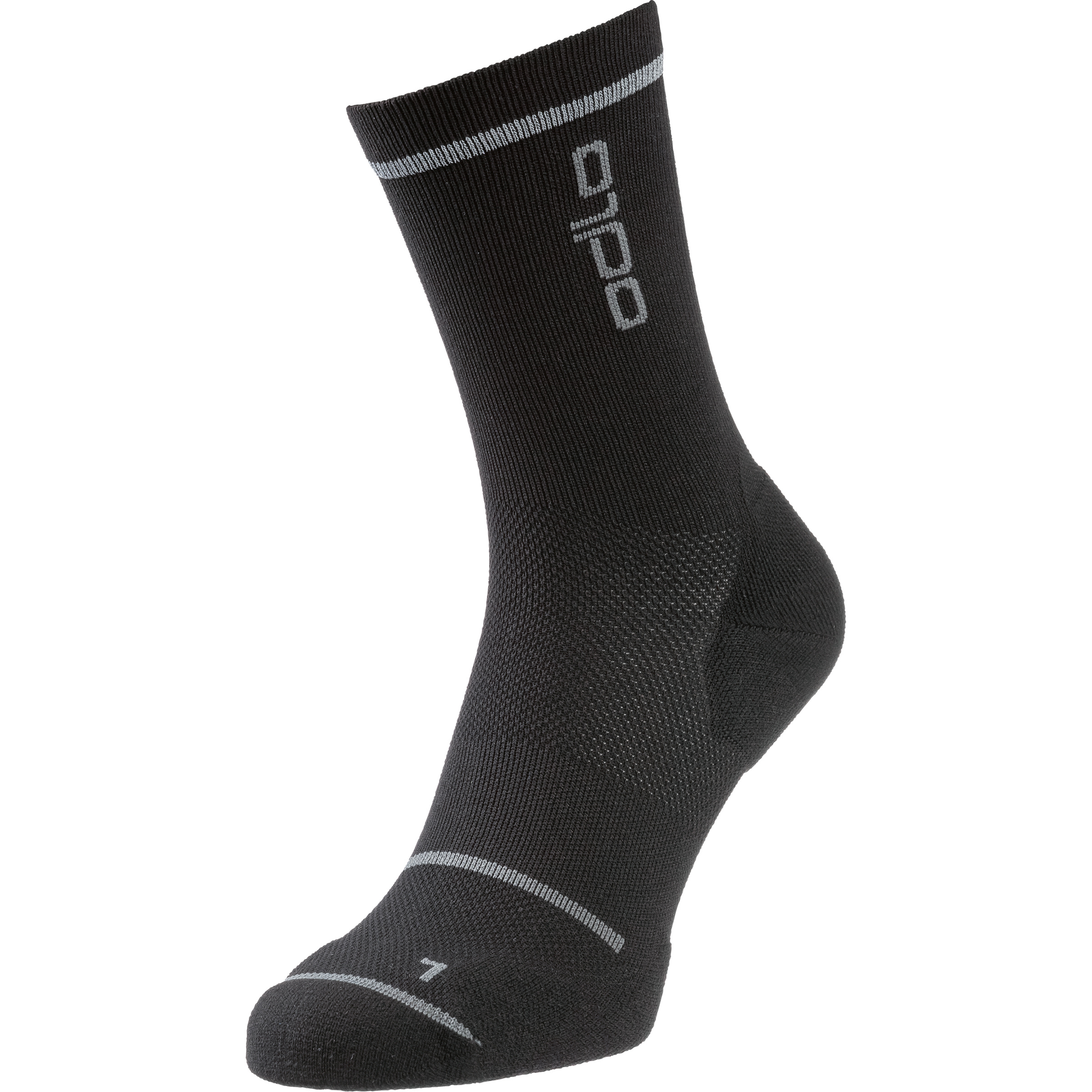 Odlo Ceramicool Reflective Fahrradsocken schwarz Größe 42 Rennrad | Gravel Kühlend