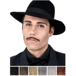 Maskworld Schnurrbart Gangster - 6 Farben