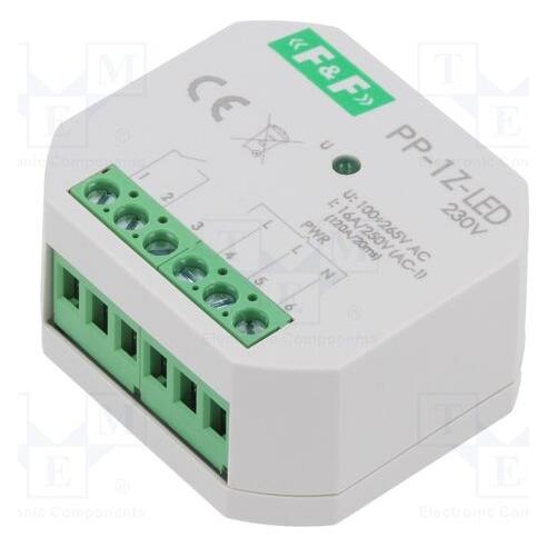 F&R Elektromagnetisches Relais 1Z 16A P/T - PP-1ZI 230V (PP-1ZI 230V)